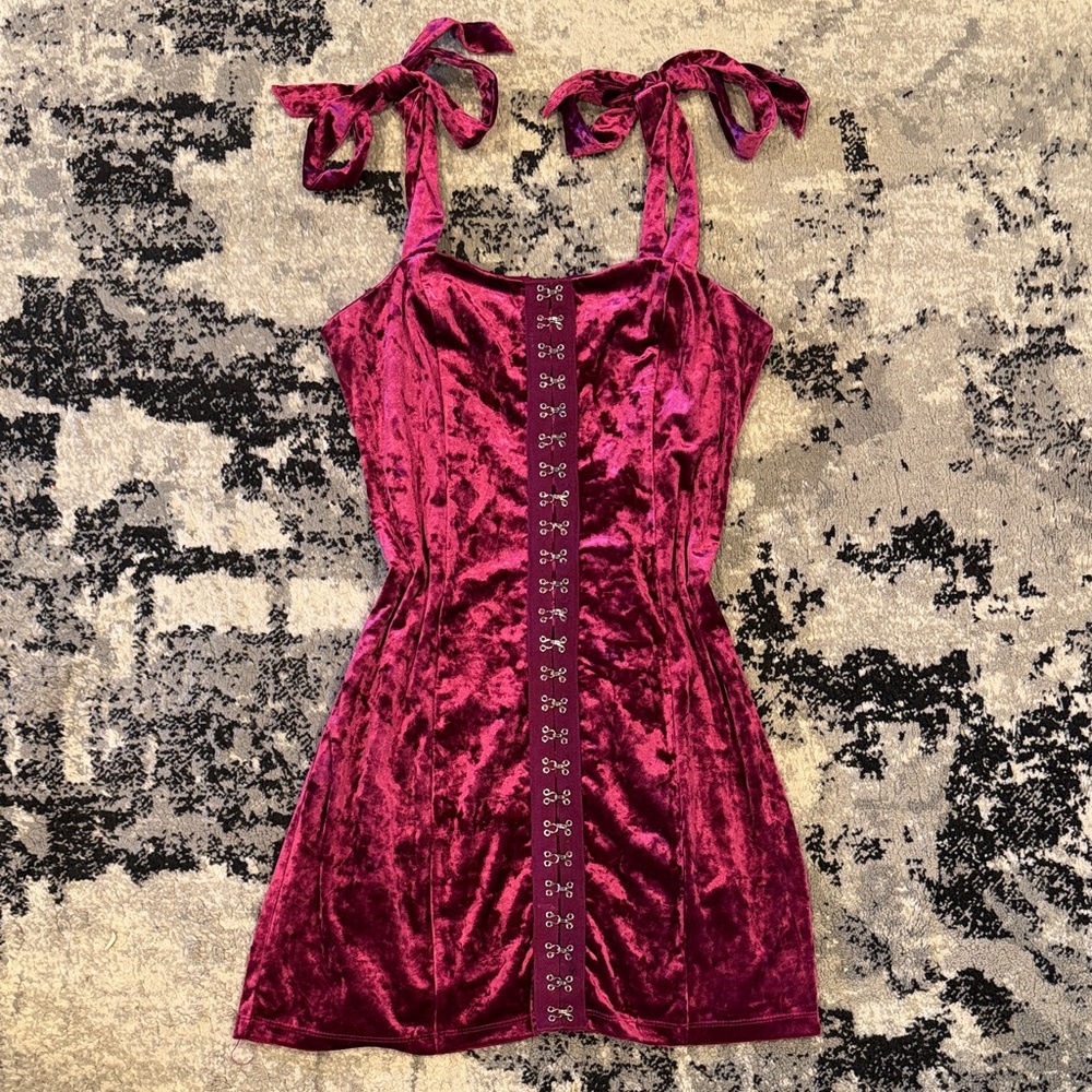 Burgundy Dress